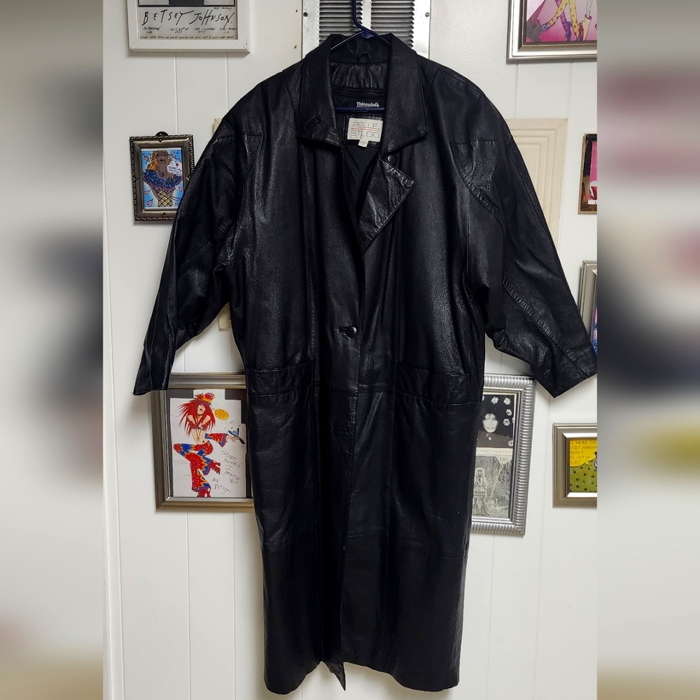 Pelle Studio leather thinsulate coat